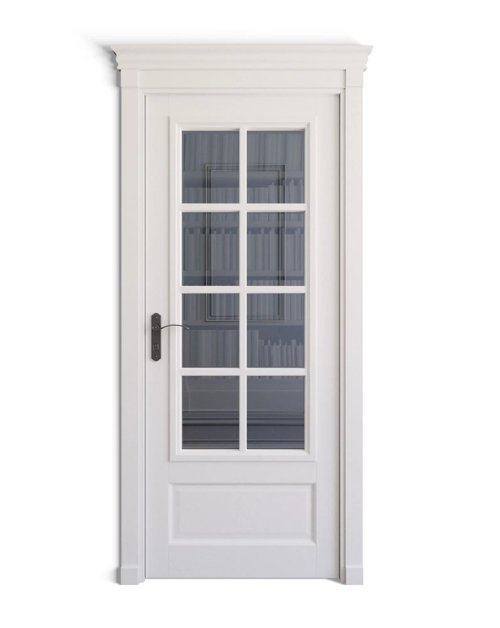 Межкомнатная дверь D-Ola FIN ДО-8 эмаль белая