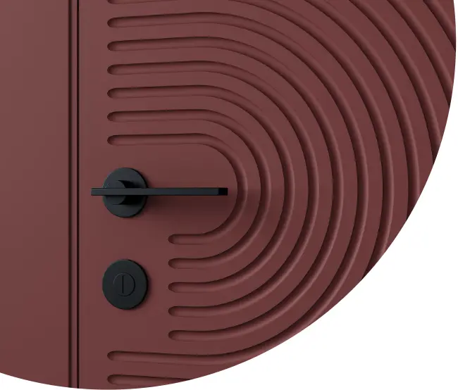 Межкомнатная дверь Entro Unico 5 Красный