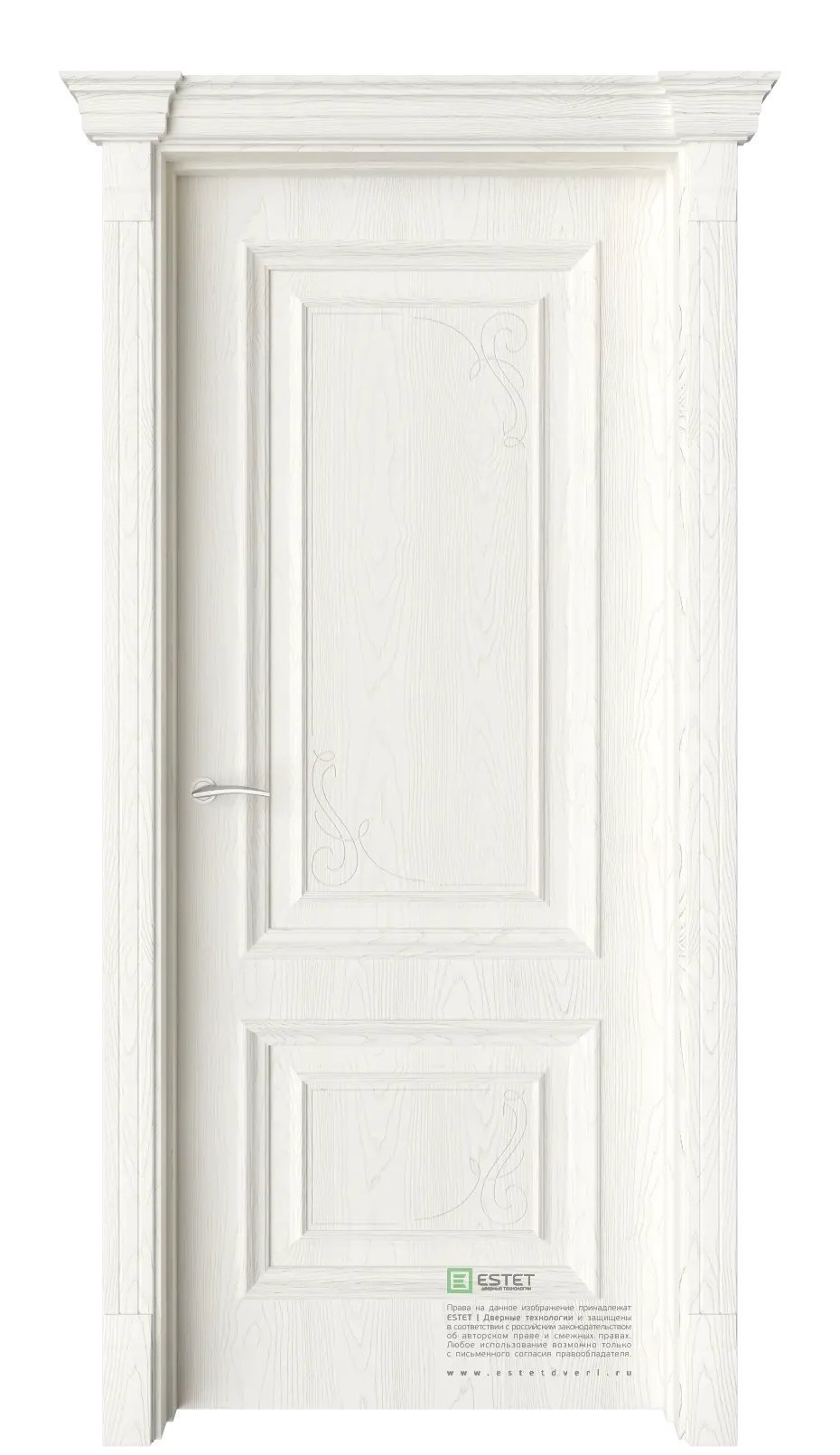 Межкомнатная дверь GE3M Деко Дворцовое дерево Патина