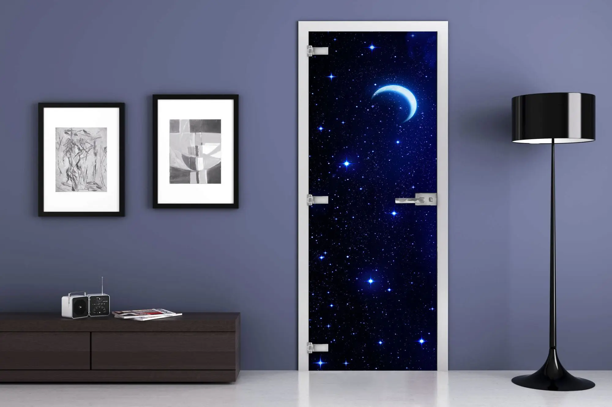 Дверь стеклянная MG-Space 8