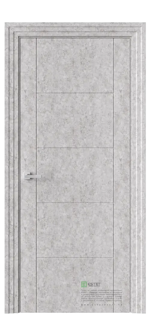 Межкомнатная дверь P3 Бетон серый Бетон