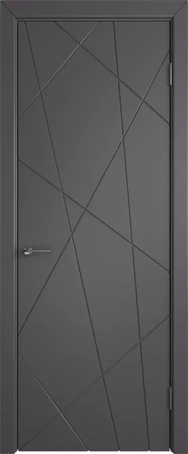 Межкомнатная дверь VFD Flitta ПГ Графит Эмаль