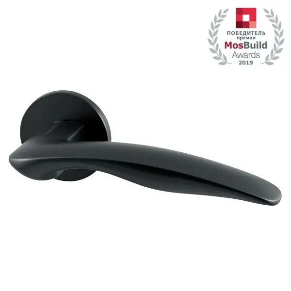 Дверная ручка раздельная ARMADILLO WAVE URS BL-26 Черный