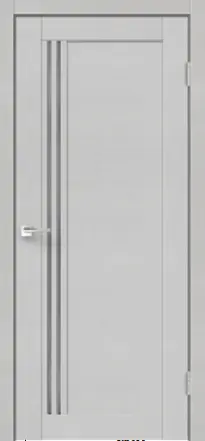 Межкомнатная дверь XLINE 8 грей Светло-серый Триплекс белый