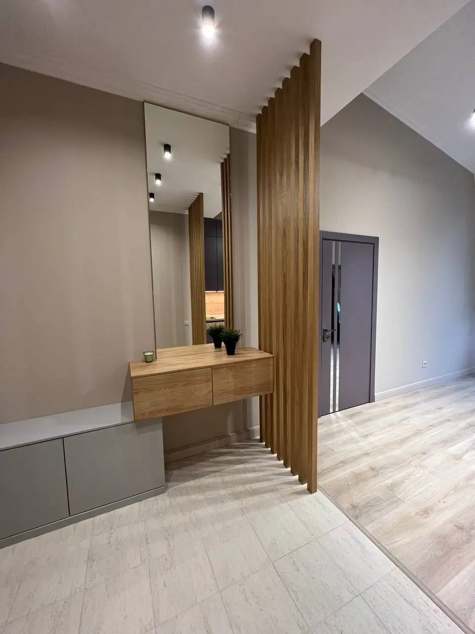 Межкомнатная дверь Estet Стелла 2 Wood дуб сканди Светлый LACOBEL Белый лак