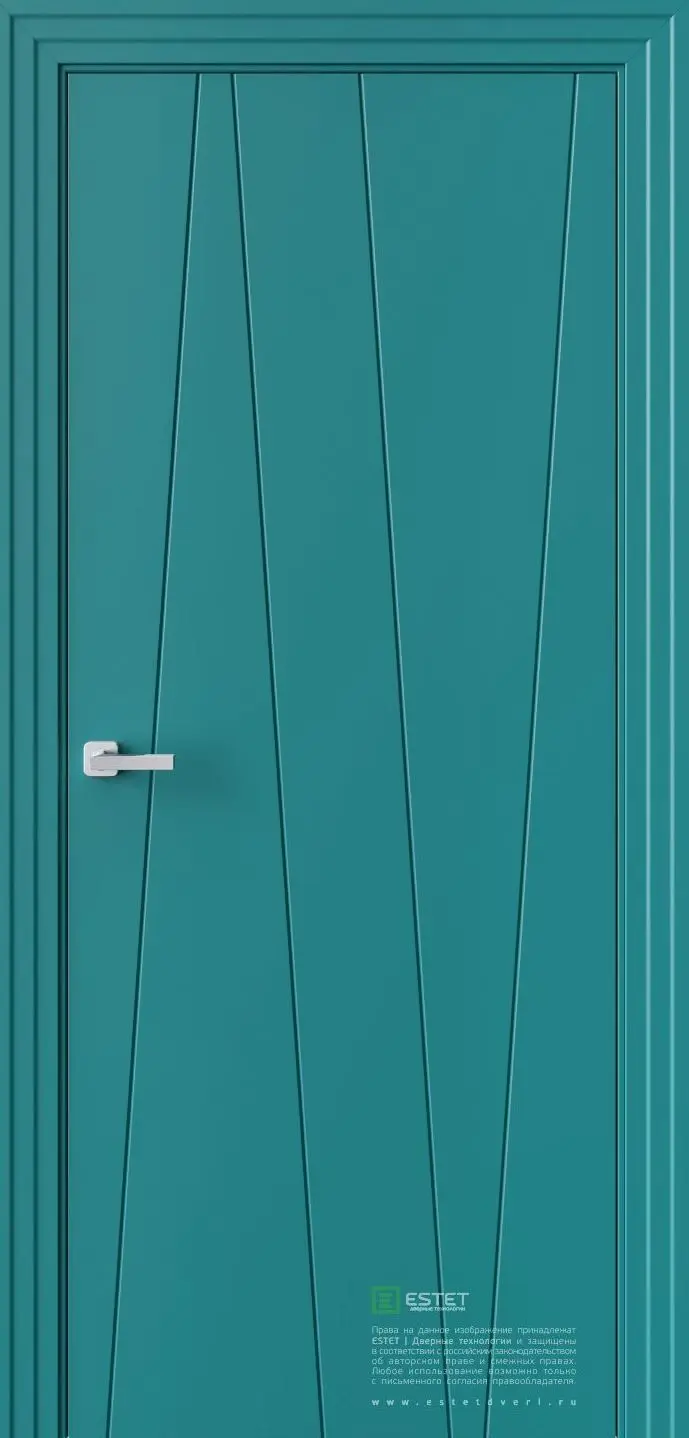 Межкомнатная дверь P19 RAL5021 Синий