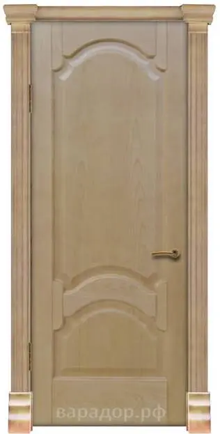 Межкомнатная дверь Надежда ПГ, шпон: ясень тон 4 Дуб