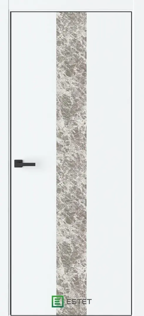 Межкомнатная дверь Урбан UV-1 Айс Античный мрамор Белый