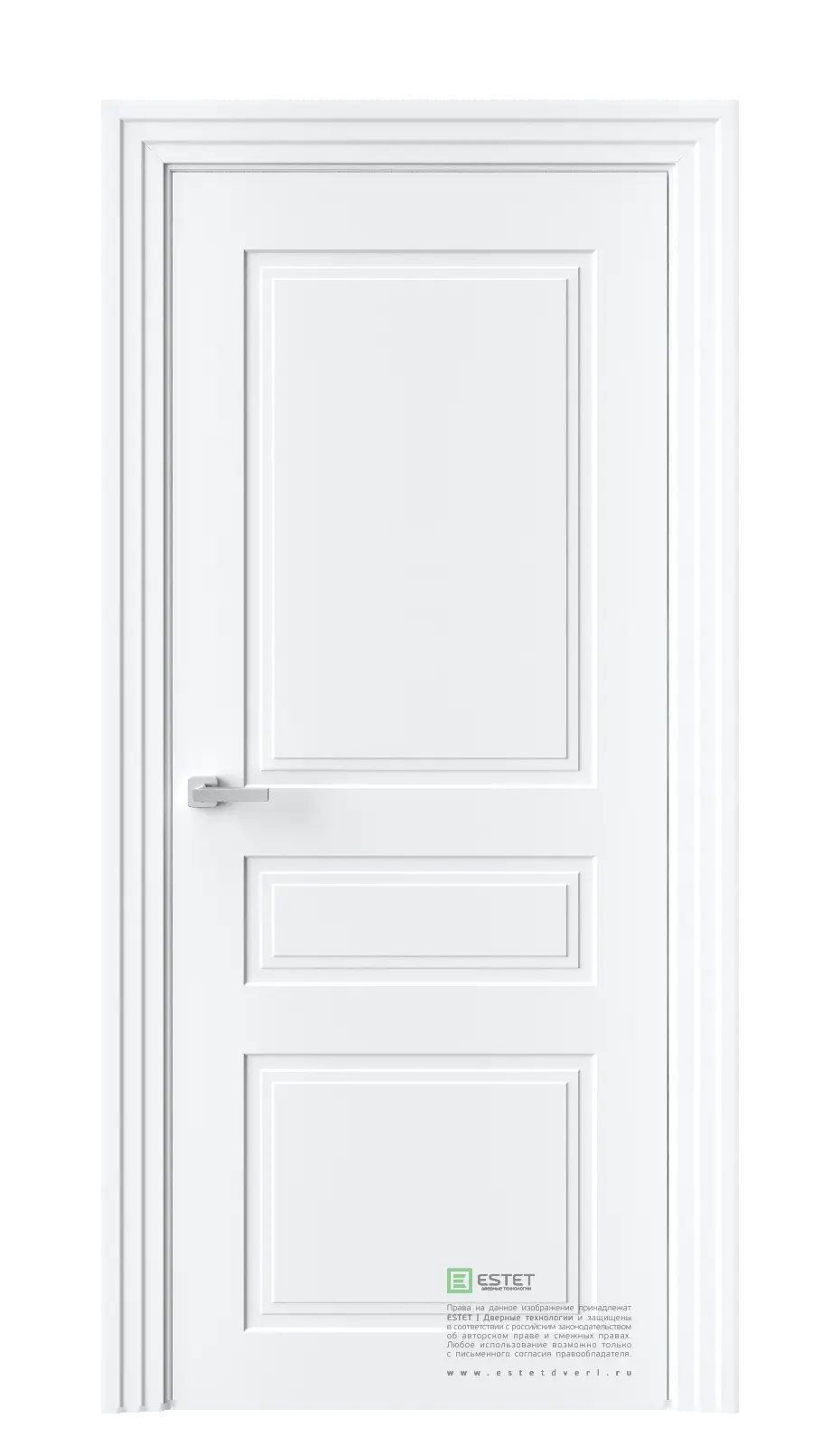 Межкомнатная дверь N11 RAL9003 Белый