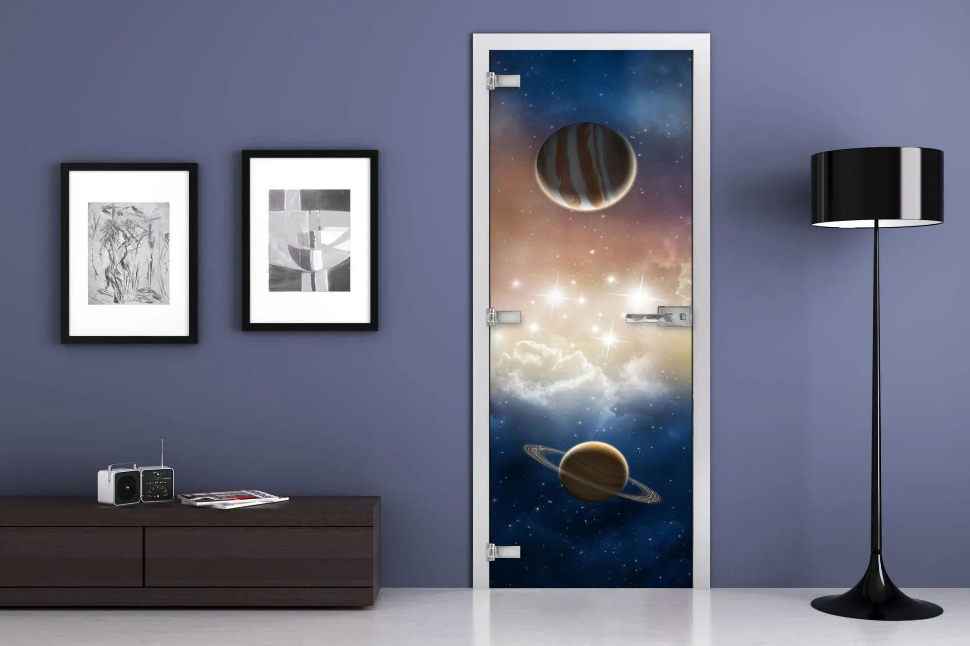 Дверь стеклянная MG-Space 9