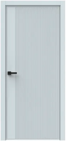 Межкомнатная дверь Нева QMS 16 Велюр Мистик Светло-серый