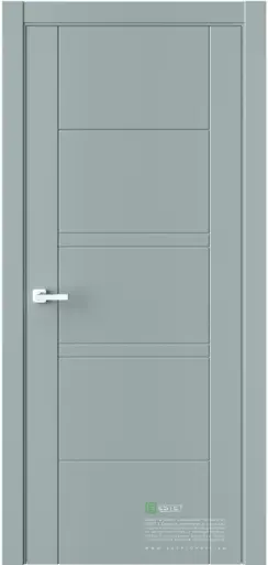 Межкомнатная дверь Perfect P10 лунный Серый