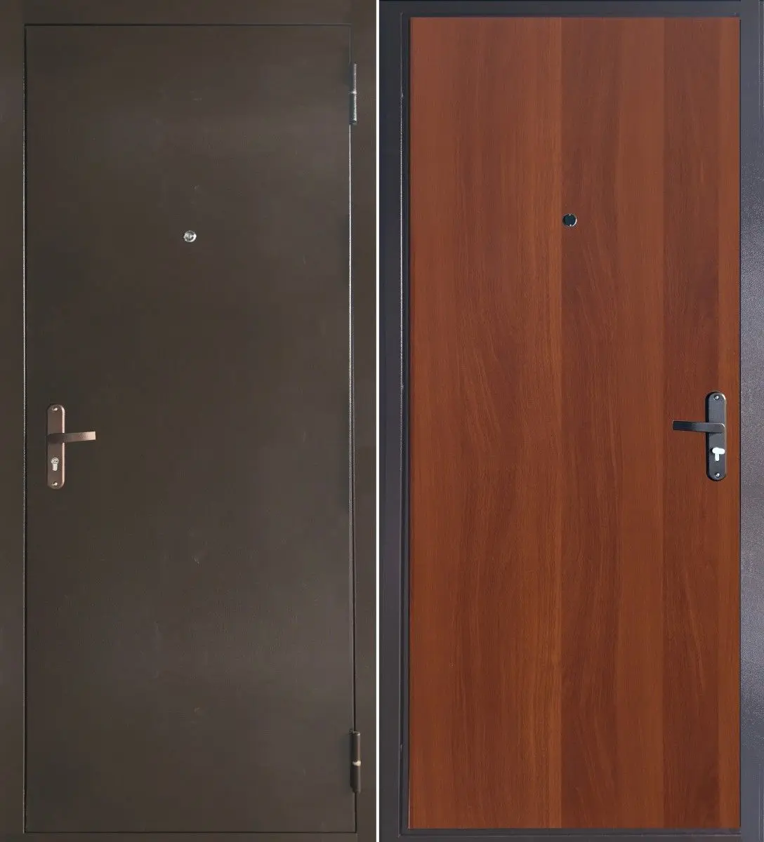 Металлическая дверь Эконом итальянский орех