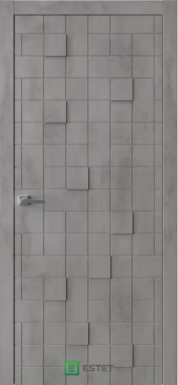 Межкомнатная дверь PV3 камень темный Тёмный