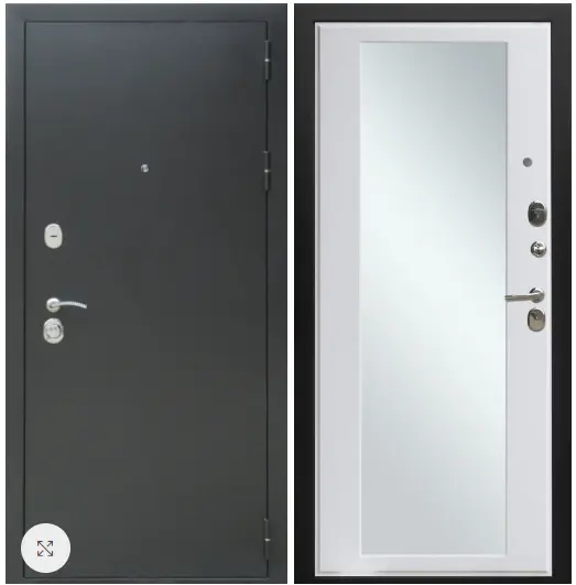 Входная дверь с зеркалом Выбор М2 plus