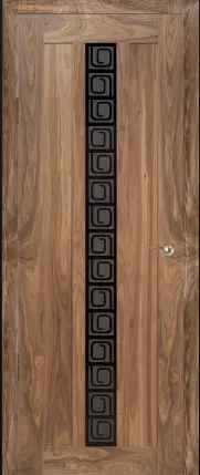 Межкомнатная дверь Рома 3 ПО американский орех Коричневый