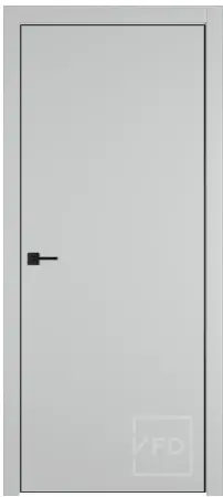 Межкомнатная дверь VFD Urban Z Emalex stell кромка Black