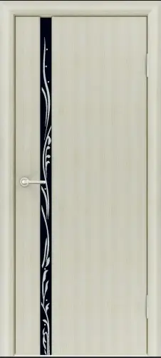 Межкомнатная дверь ЧФД TREND Стиль 1 узкое с РИС