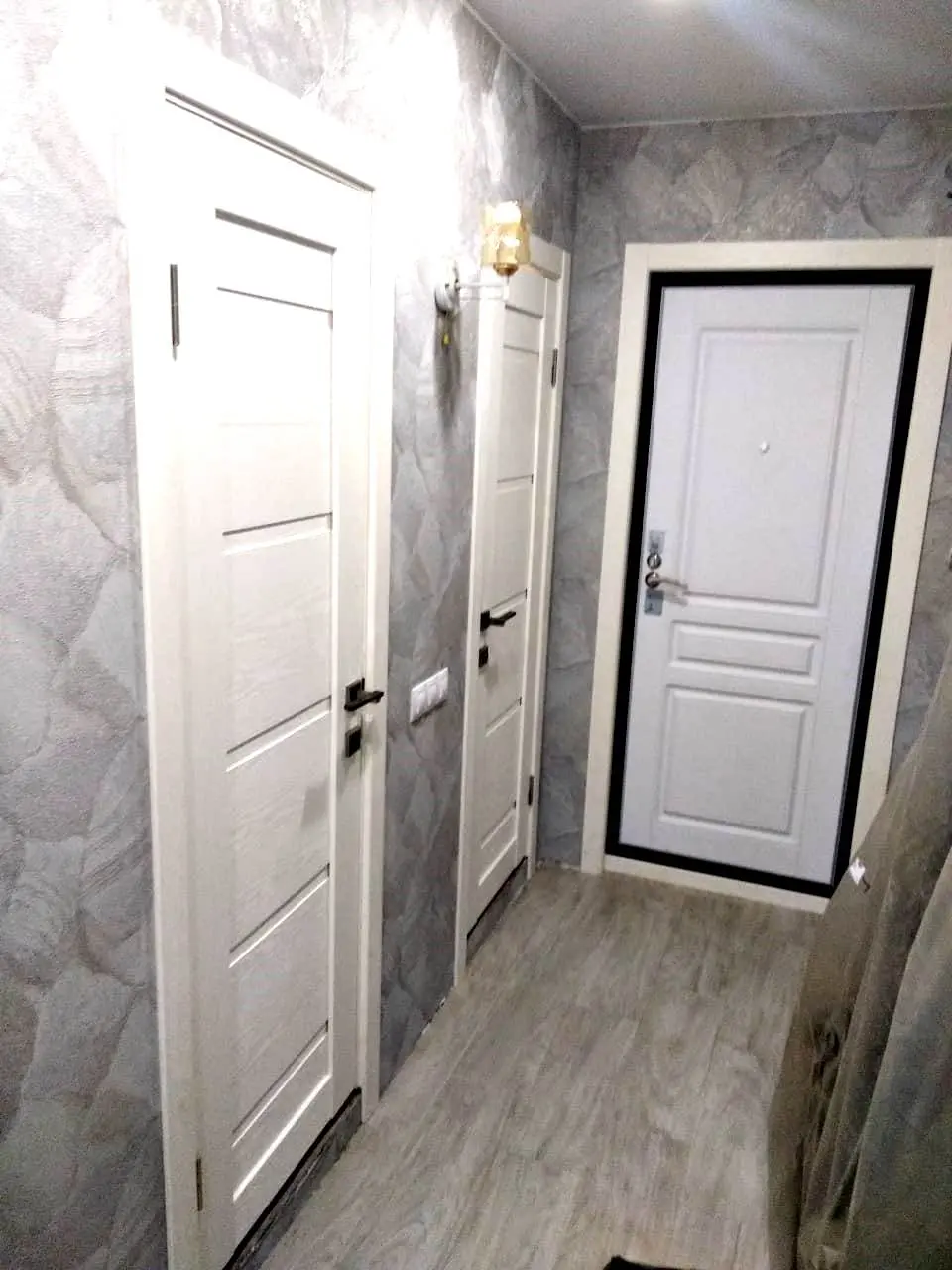 Межкомнатная дверь Duplex Глухое дуб белый Светлый