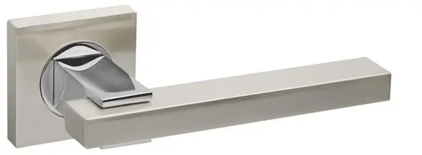 Дверная ручка раздельная FUARO BLUES KM SN/CP-3