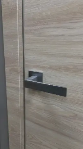 Межкомнатная дверь Нева In9 Дуб малибу горизонт AL кромка Бежево-серый