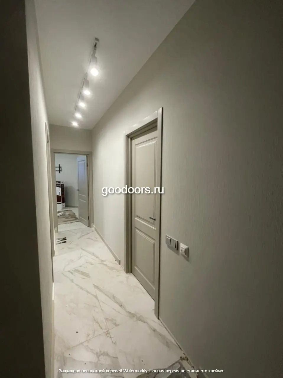 Межкомнатная дверь Color №1 белая эмаль акрил Белый