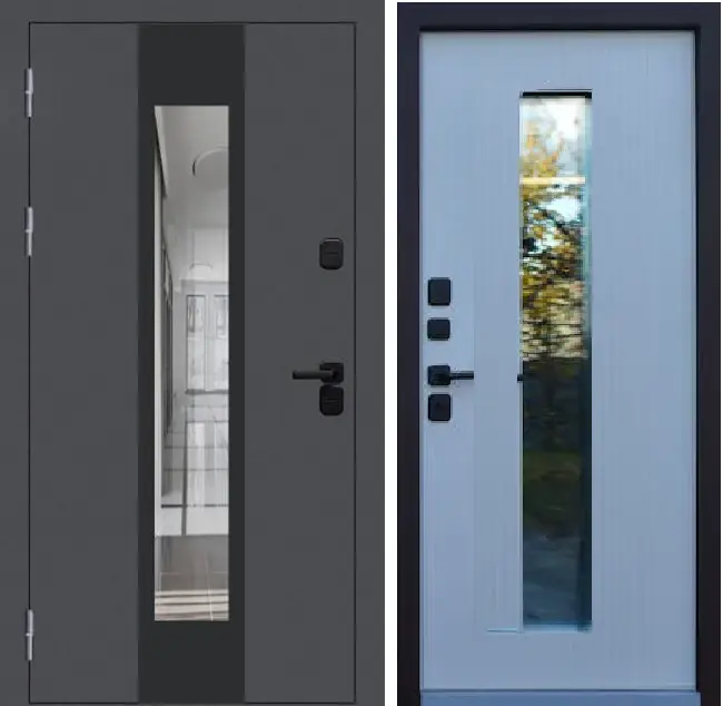 Входная дверь с терморазрывом ДИВА Карелия Стеклопакет