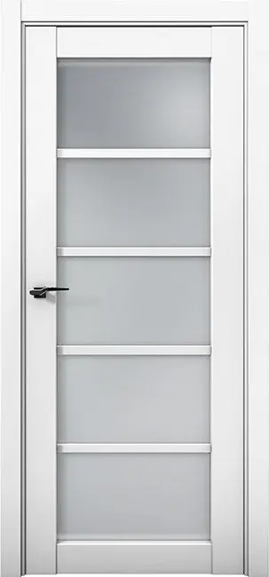 Межкомнатная дверь Co 23 Кобальт Аляска Белый Сатинат белый