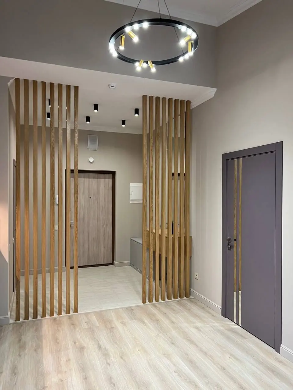 Межкомнатная дверь Estet Стелла 2 Wood дуб сканди Светлый LACOBEL Белый лак