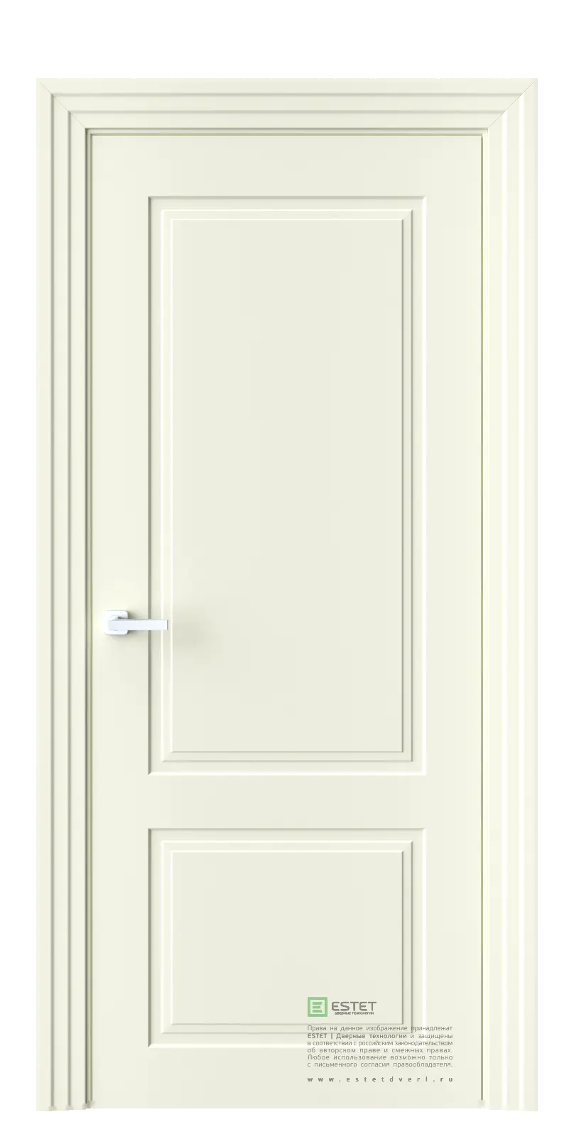 Межкомнатная дверь N3 PESCHANIY Слоновая кость