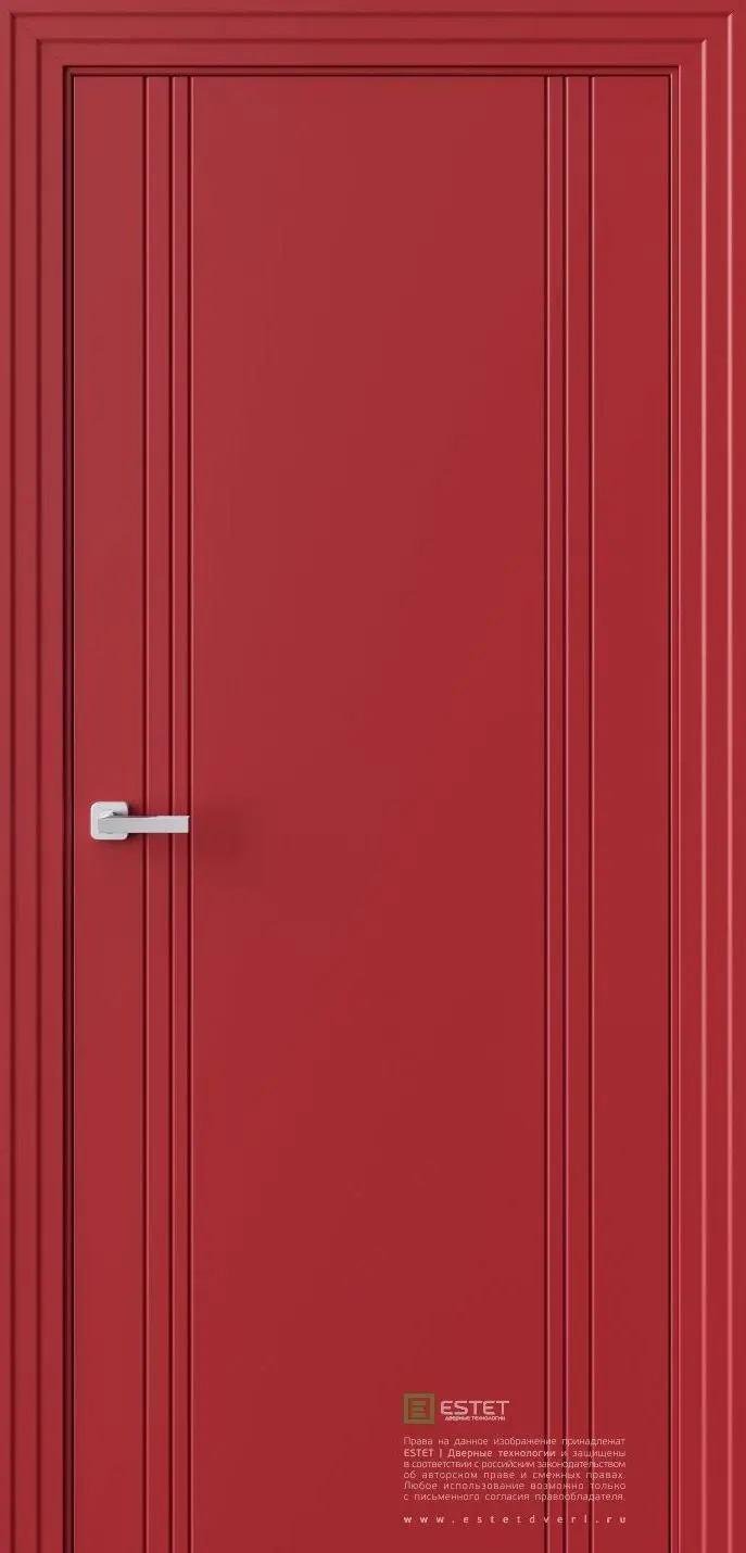 Межкомнатная дверь P14 RAL3002 Красный