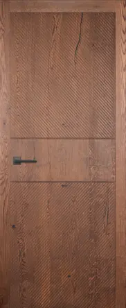 Дверь из массива дуба Легно-11 Мореный дуб