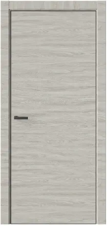Межкомнатная дверь Нева In9 Дуб малибу горизонт AL кромка Бежево-серый