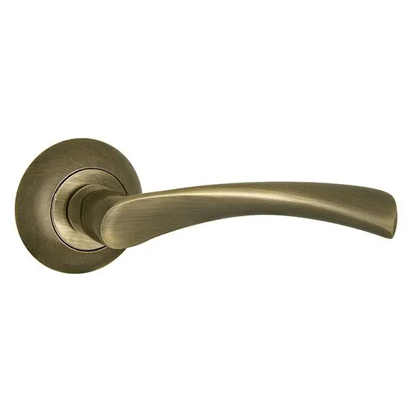 Дверная ручка раздельная PUNTO CRONA TL ABG-6 зеленая бронза