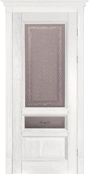 Межкомнатная дверь Аристократ 3 ПО белый