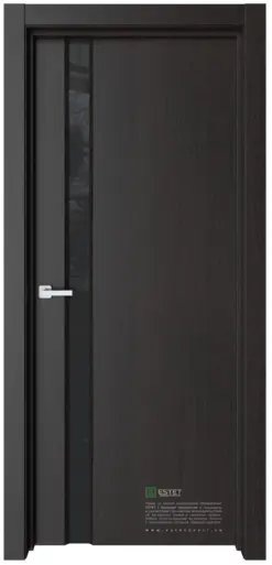 Межкомнатная дверь E1 венге кантри Венге