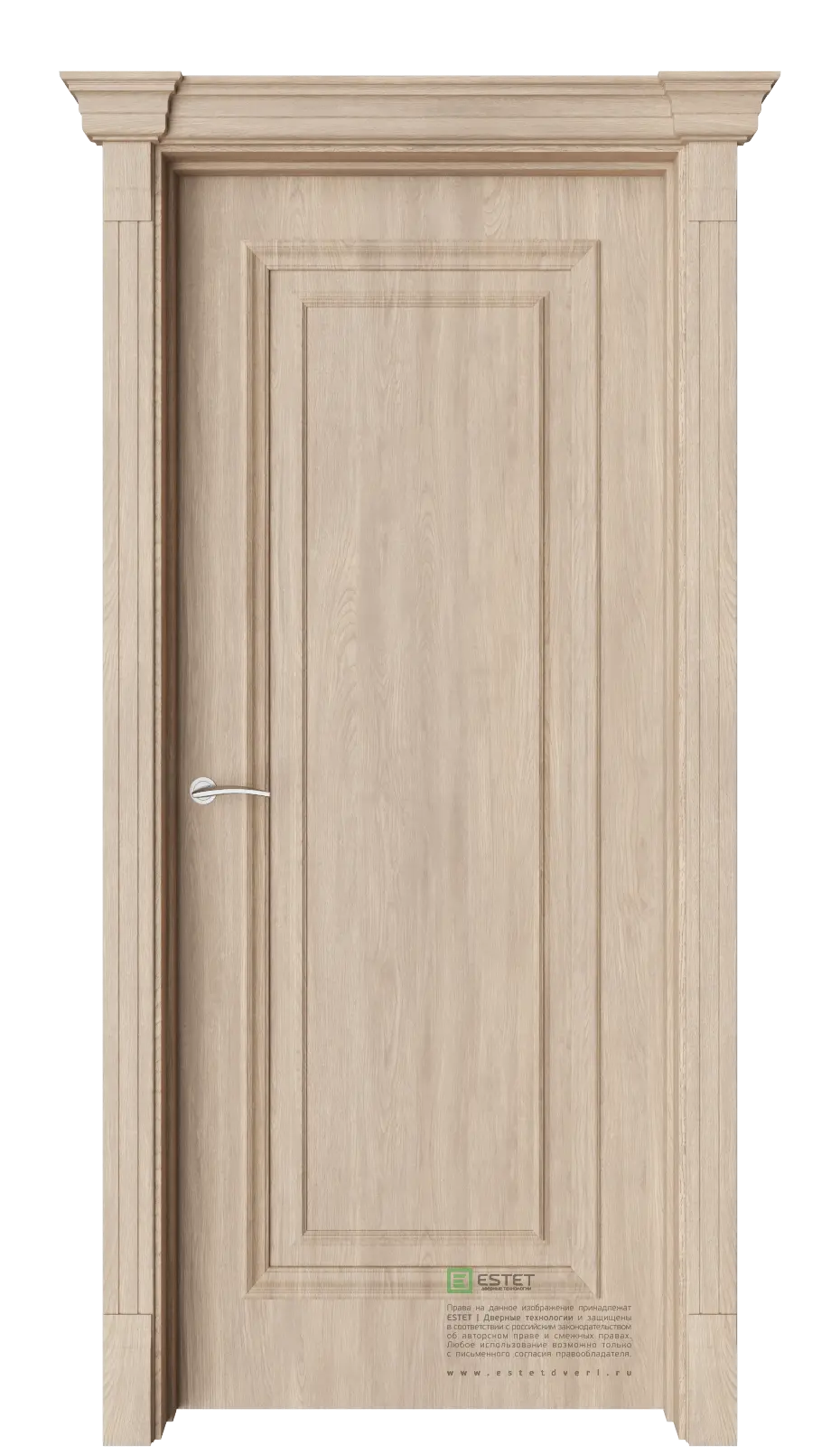 Межкомнатная дверь GE1M Брандо Дуб