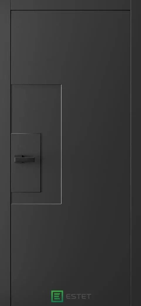 Межкомнатная дверь PV-1 RAL9005 Черный