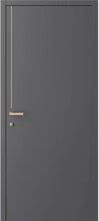 Межкомнатная дверь ESTET Line Лайн 10 Альпийская ночь Темно-серый