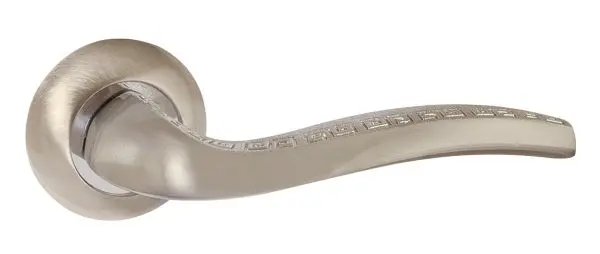 Дверная ручка раздельная PUNTO GERION TL SN/CP-3 матовый никель/хром