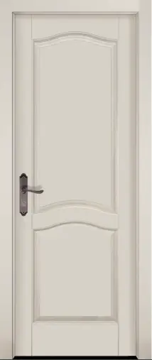 Межкомнатная дверь Лео ПГ слоновая кость ольха