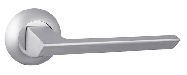 Дверная ручка раздельная PUNTO BLADE QR SSC-16 сатинированный хром