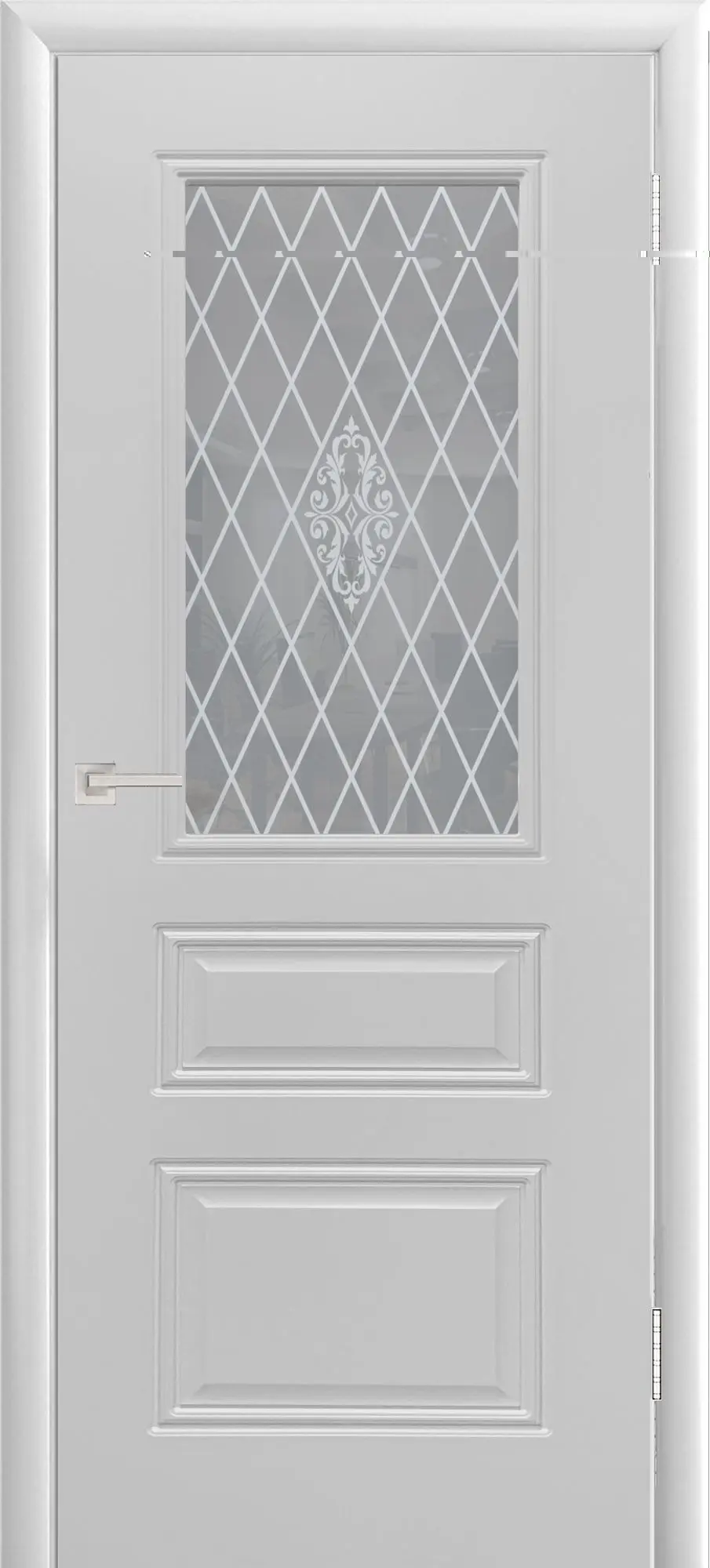 Межкомнатная дверь YD Честер ПО эмаль грей лайт
