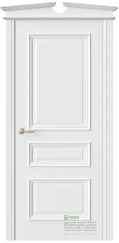 Межкомнатная дверь GL5 эмаль белая (RAL 9003)