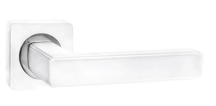 Дверная ручка раздельная RENZ DH 96-02 MSW-CP