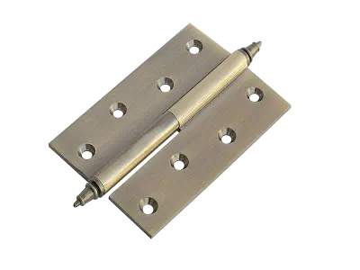 Петля Morelli латунная разъёмная с короной MB 100X70X3 AB