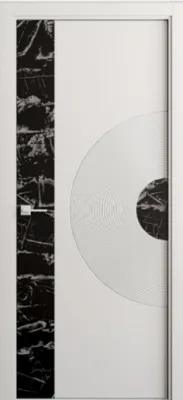 Каррара-4 (круг) RAL9003