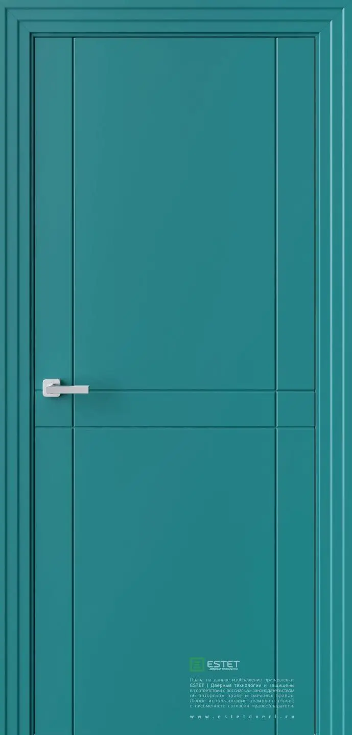 Межкомнатная дверь P21 RAL5021 Синий