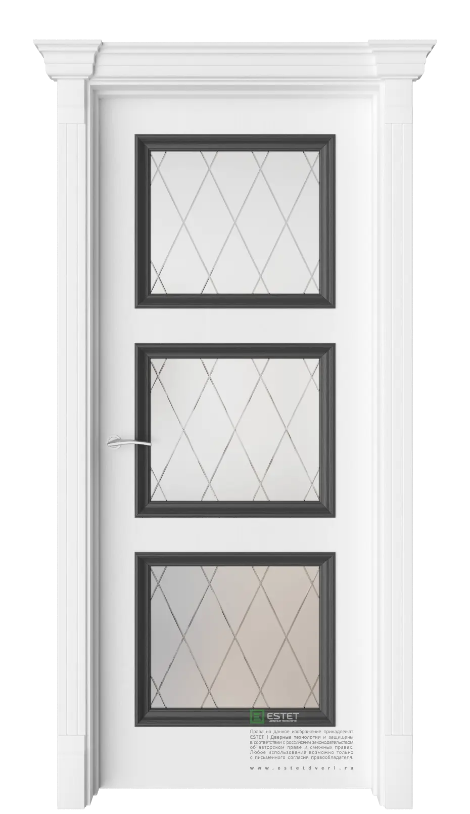 Межкомнатная дверь GE12M Ясень Винтер Белый с текстурой Сатинат белое гравировка