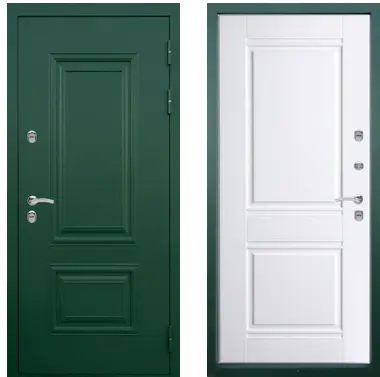 Входная дверь с терморазрывом Броня Консул 2 RAL 9005